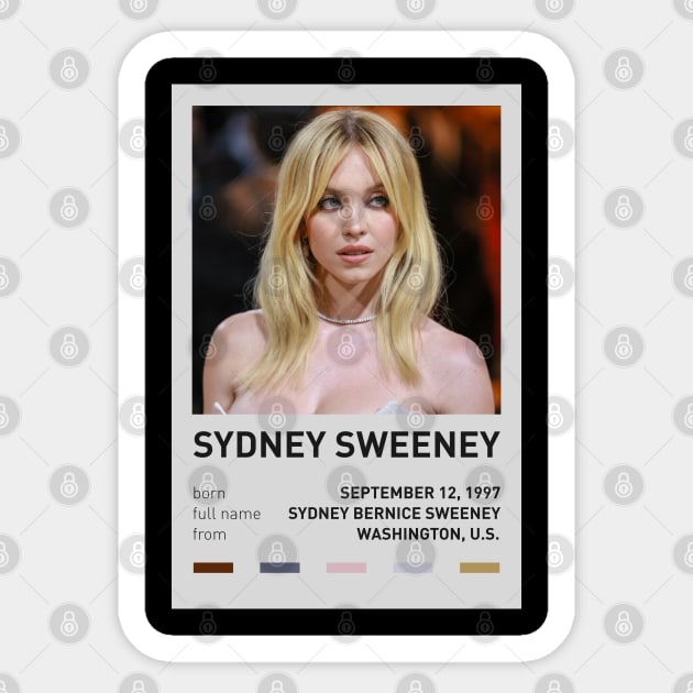 Sydney Sweeney Sticker by sinluz